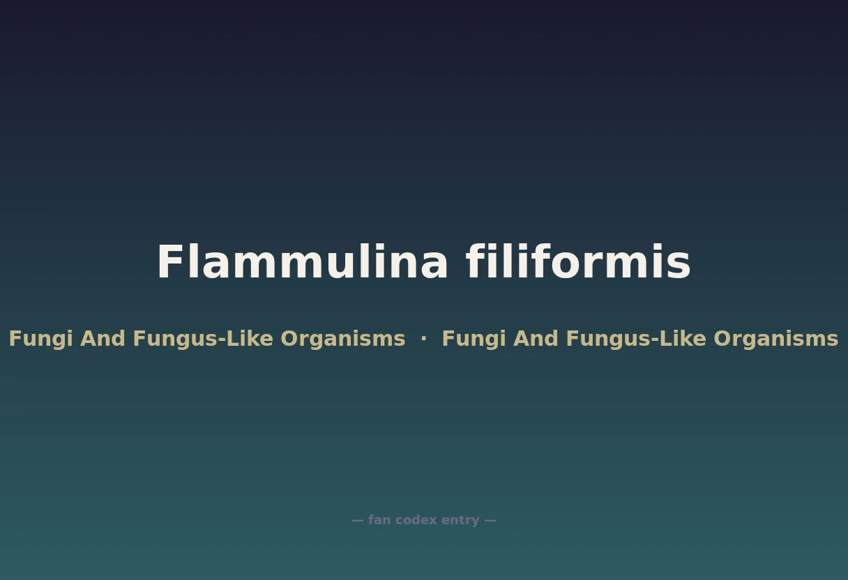 Flammulina filiformis