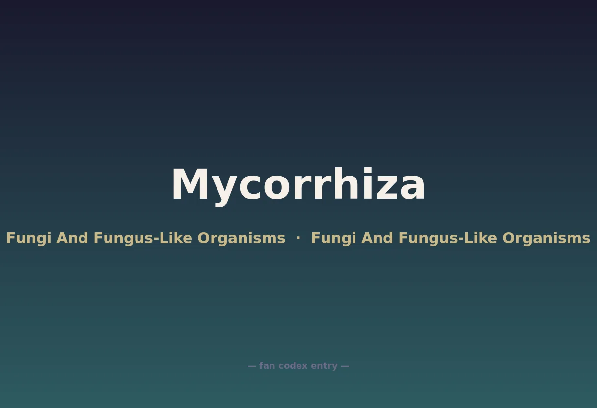 Mycorrhiza